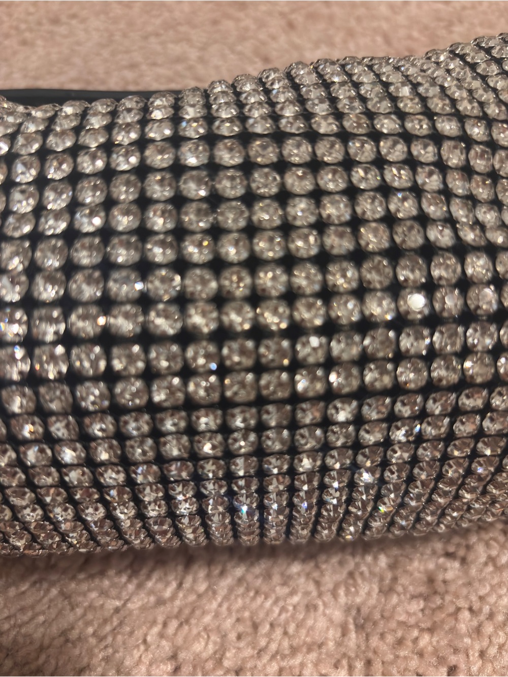Alexander Wang Silver Crystal Mini Bag with Black Strap - Picture 15 of 16
